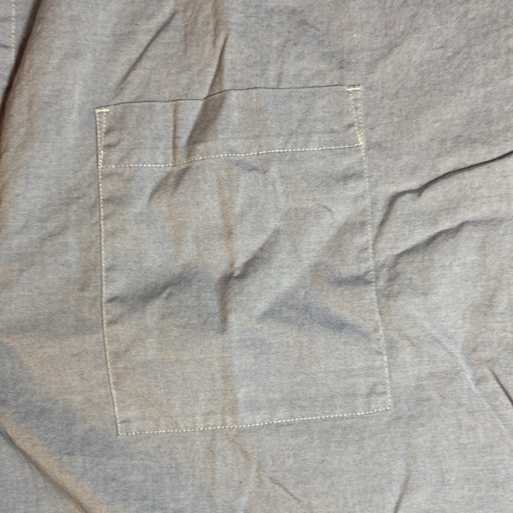 Everlane Womens Short Sleeve Soft Blue Kaftan Popover Blouse Size 8 - Picture 4 of 11